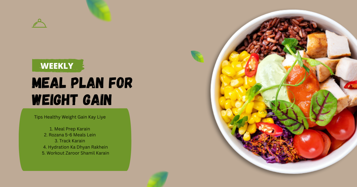 weekly khany ka plan